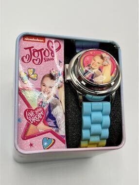 JOJO Siwa Kids NEW Spinner Cover Watch Nickelodeon Tested Working